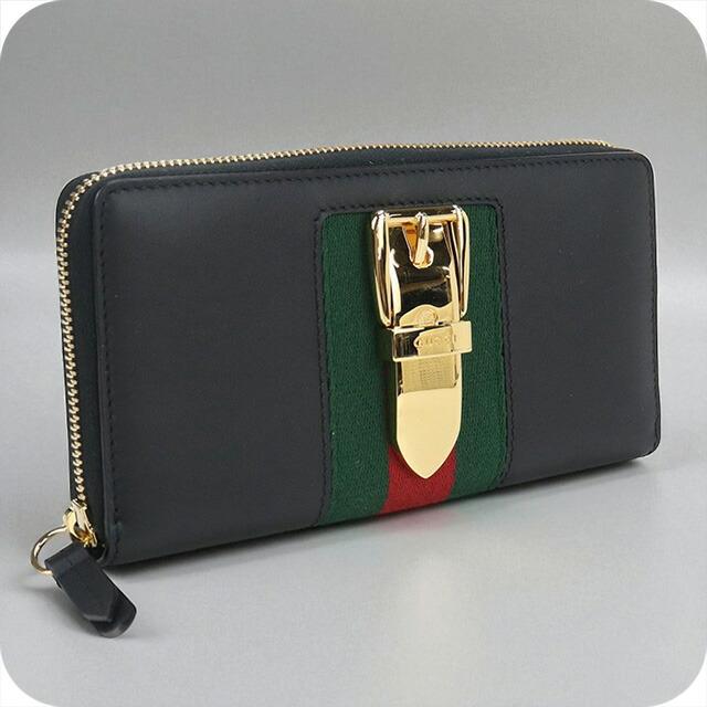 GUCCI（グッチ） 中古 長財布ラウンドファスナー レディース ブランド