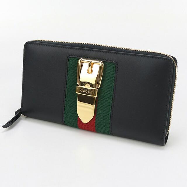 オールドグッチ　極美品　グッチ財布　グッチシルヴィ　グッチレザー GUCCI（グッチ） 中古 長財布ラウンドファスナー レディース ブランド