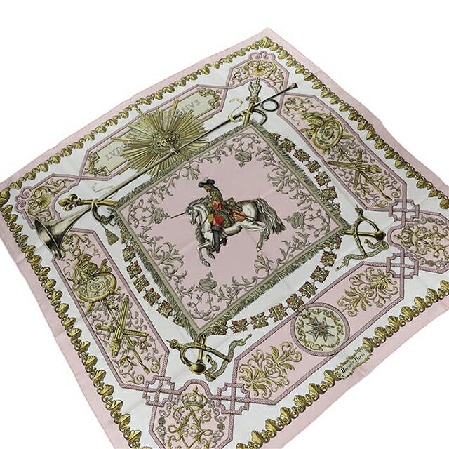 HERMES（エルメス） 中古 スカーフ レディース ブランド カレ90 ピンク