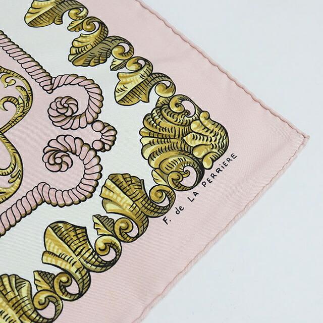 HERMES（エルメス） 中古 スカーフ レディース ブランド カレ90 ピンク