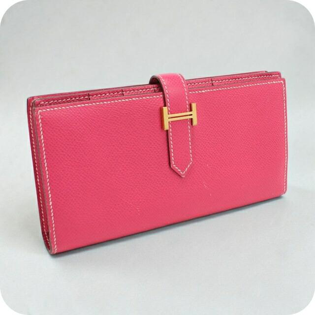 HERMES（エルメス） 中古 長財布ニ折小銭入付き レディース ブランド