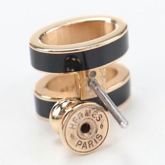 HERMES（エルメス） 中古 ピアス レディース ポップ H ブラック