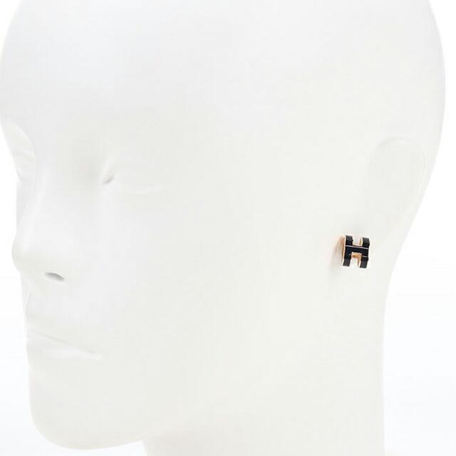 HERMES（エルメス） 中古 ピアス レディース ポップ H ブラック