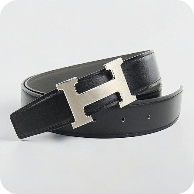 HERMES Hバックル コンスタンス ベルト ブラック G金具 サイズ70 HERMES（エルメス） 中古 ベルト メンズ ブランド コンスタンス H