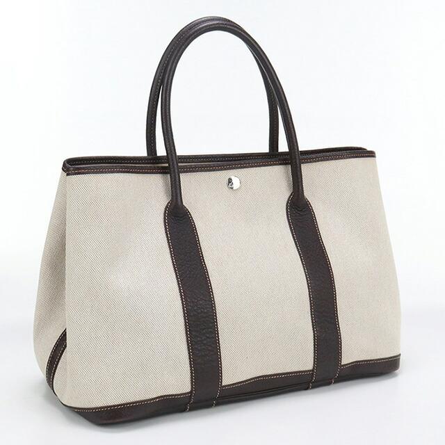 中古良品HERMES エルメス トートバッグ ガーデンパーティTPM A刻印 レディース ベージュ HERMES（エルメス） 中古 トートバッグ レディース ブランド ガーデン