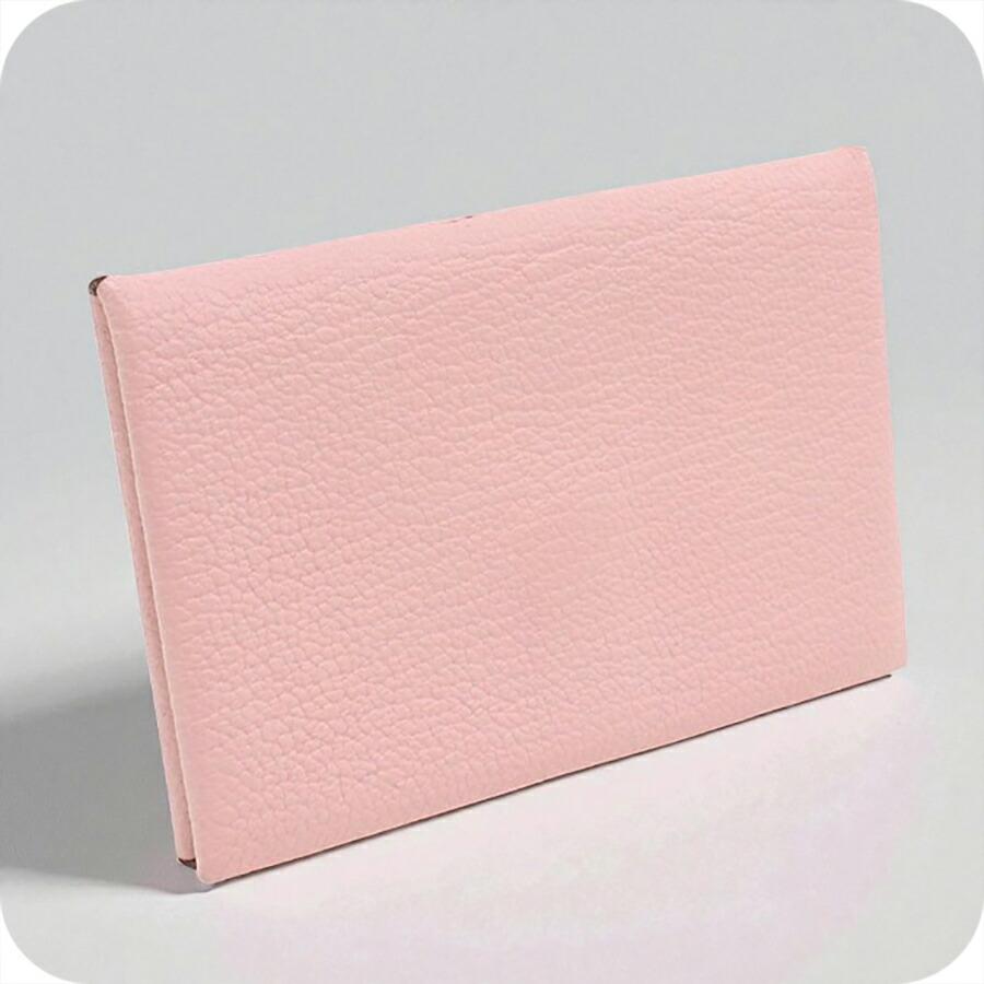 HERMES エルメス ガルヴィ カードケース ピンク 中古 HERMES 中古 エルメス カードケース レディース ブランド