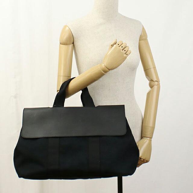 HERMES エルメス ヴァルパライソMM ブラック 黒 ポーチ付き HERMES（エルメス） 中古 ハンドバッグ レディース ブランド ヴァル