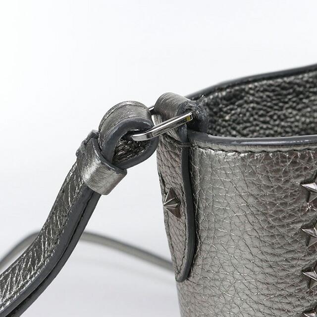 本物 ジミーチュウ JIMMY CHOO スター ショルダーバッグ トートバッグ レザー シルバー バッグ 中古 JIMMY CHOO（ジミーチュウ） 中古 トートバッグ レディース ブランド