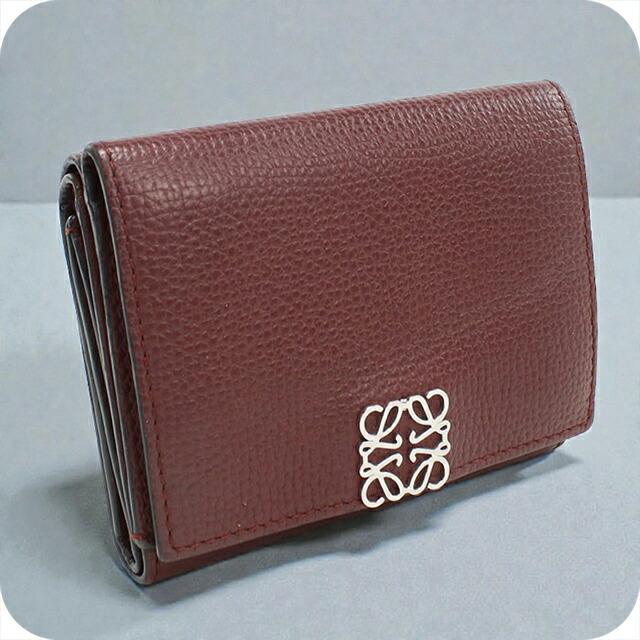 LOEWE（ロエベ） 中古 三つ折り財布 レディース ブランド アナグラム