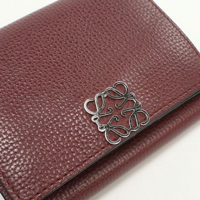 ロエベ アナグラム トライフォールド ウォレット  C821【Aランク】【中古】 LOEWE - ロエベ アナグラム トライフォールド ウォレット C821【A