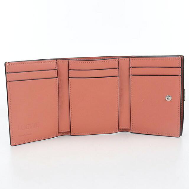 ロエベ アナグラム トライフォールド 財布 三つ折り ウォレット ベージュ LOEWE（ロエベ） 中古 三つ折り財布 レディース ブランド アナグラム