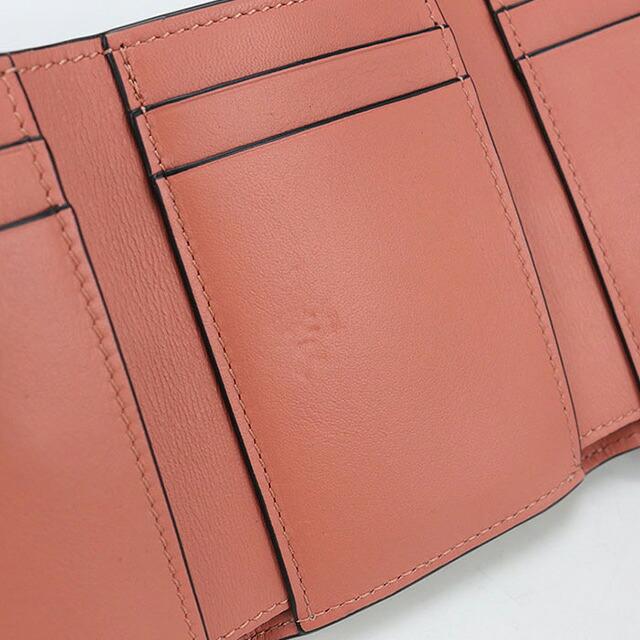 ロエベ / LOEWE　トライフォールド ウォレット　C660TR2X01　ソフトグレインカーフ　ライトオーツ/ハニー  【中古】 商品番号 E-157668 LOEWE（ロエベ） コンパクト財布 トライフォールド ウォレット ソフト