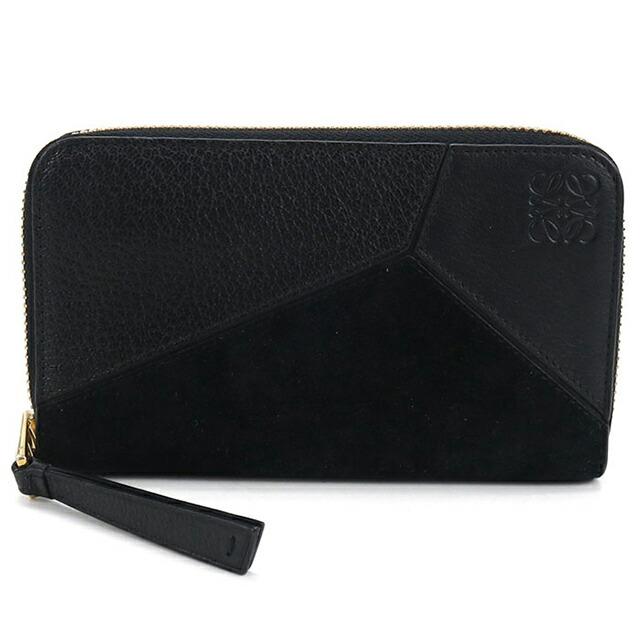 LOEWE ロエベ ラウンドファスナー 長財布（小銭入れあり） レザー レディース [中古] LOEWE（ロエベ） 中古 ラウンドファスナー財布 レディース ブランド