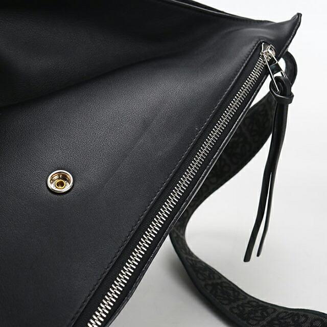 中古 ロエベ ボディバッグ メンズ ブランド LOEWE アントン スリング ブラック