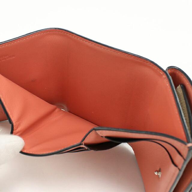 LOEWE（ロエベ） 中古 三つ折り財布 コンパクト 三折財布 レディース