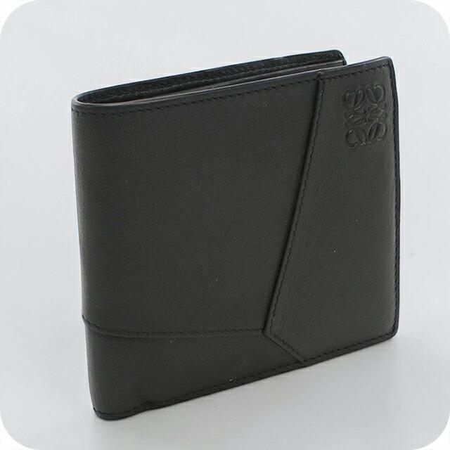 LOEWE ロエベ パズル バイフォールド ウォレット ブラック 未使用 LOEWE（ロエベ） 中古 二つ折り財布 コンパクト メンズ ブランド