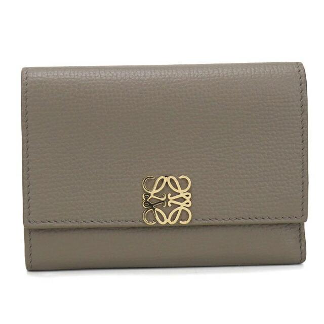 LOEWE（ロエベ） 中古 三つ折り財布 コンパクト 三折財布 レディース