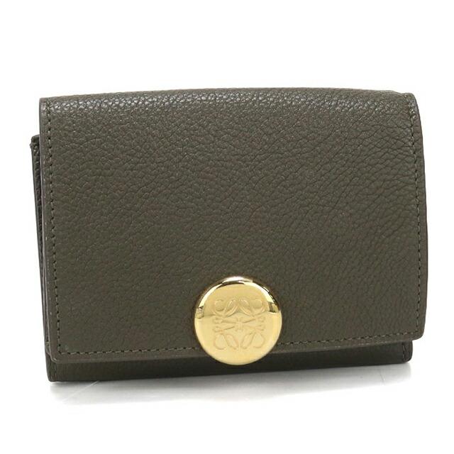 LOEWE（ロエベ） 中古 三つ折り財布 コンパクト 三折財布 レディース