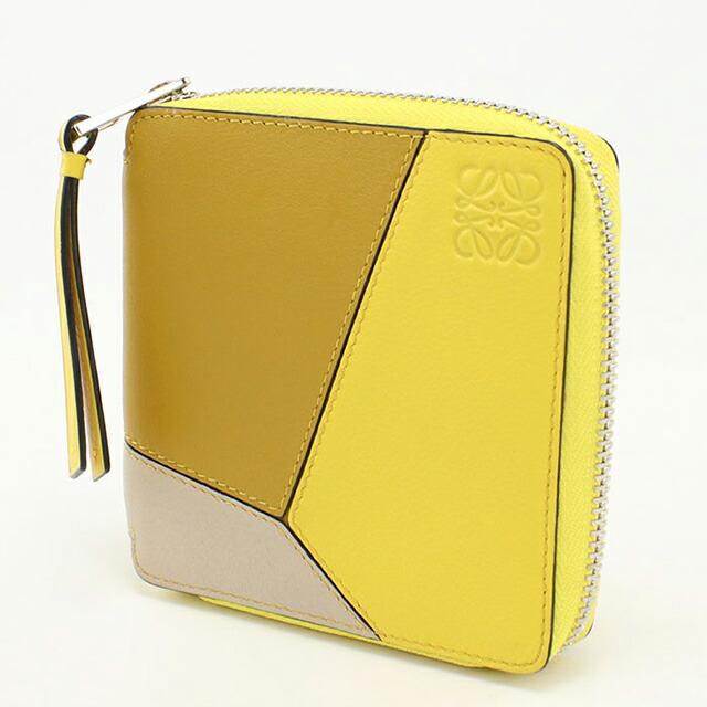LOEWE 二つ折り財布 イエロー LOEWE（ロエベ） 中古 二つ折り財布 二折財布 レディース ブランド