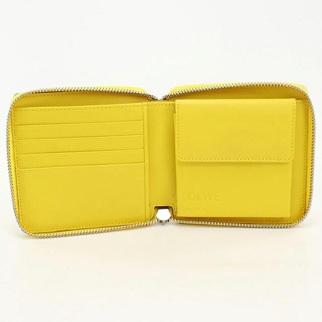 LOEWE 二つ折り財布 イエロー LOEWE（ロエベ） 中古 二つ折り財布 二折財布 レディース ブランド