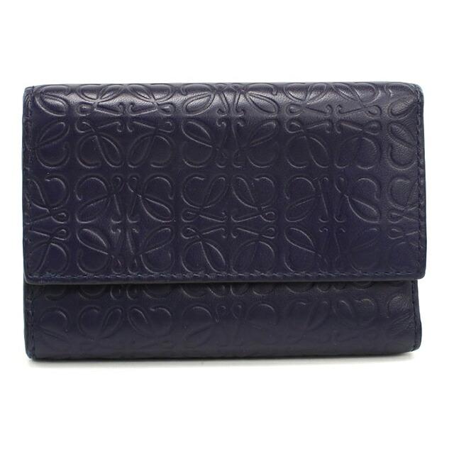 LOEWE（ロエベ） 中古 三つ折り財布 三折財布 コンパクト レディース