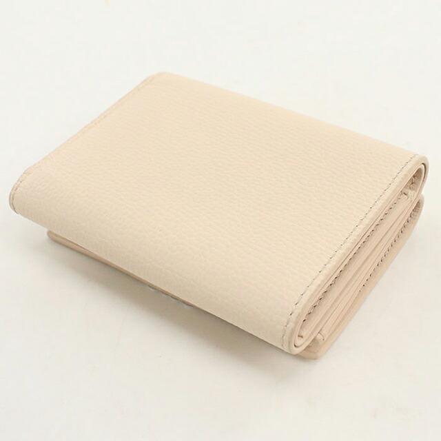 三つ折り財布 アナグラム ベージュ LOEWE（ロエベ） 中古 三つ折り財布 三折財布 コンパクト レディース