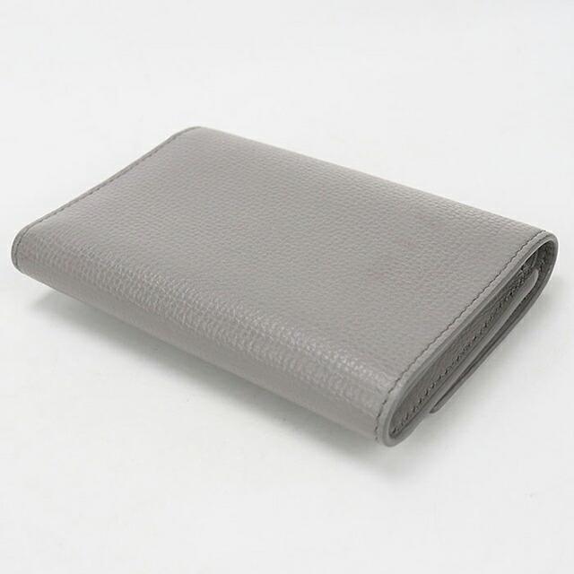 【✨美品✨】ロエベ 三つ折り財布 アナグラム ミディアムウォレット グレー LOEWE（ロエベ） 中古 三つ折り財布 三折財布 コンパクト レディース