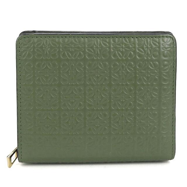 LOEWE（ロエベ） 中古 二つ折り財布 二折財布 コンパクト レディース