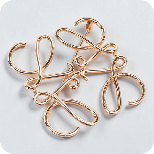 LOEWE（ロエベ） 中古 ブローチ レディース ブランド アナグラム