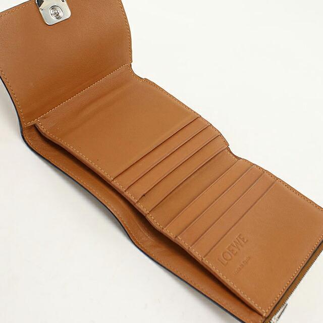 LOEWE（ロエベ） 中古 三つ折り財布 三折財布 コンパクト レディース
