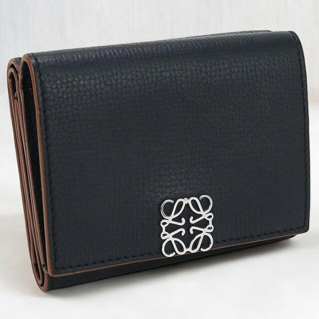 10/27はさらに+11倍 中古 ロエベ 三折財布小銭入付き レディース  