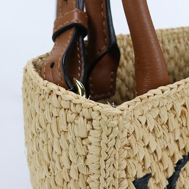 【未使用展示品】ロエベ　LOEWE  トートバッグ かごバッグ 　茶　ブラウン LOEWE - 【未使用展示品】ロエベ LOEWE トートバッグ かごバッグ 茶