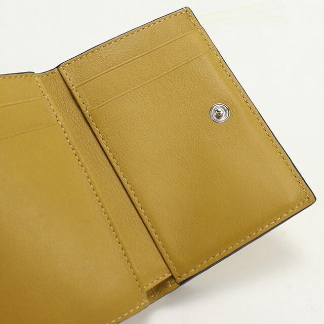 1/12はさらに+11倍 中古 ロエベ 三折財布小銭入付き レディース 1/12はさらに+11倍 中古 ロエベ 三折財布小銭入付き レディース
