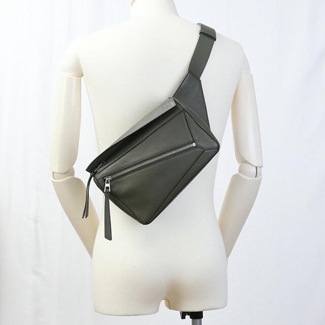 LOEWE 中古 ロエベ ボディバッグ メンズ ブランド パズル バムバッグ