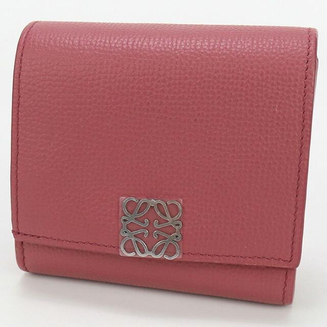 美品✨　ロエベ　コントラスト　アナグラム　二つ折り財布 LOEWE LOEWE（ロエベ） 中古 二折財布小銭入付き レディース ブランド