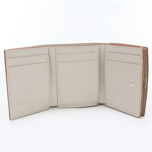 LOEWE 中古 ロエベ 三折財布 レディース ブランド アナグラム トライ  