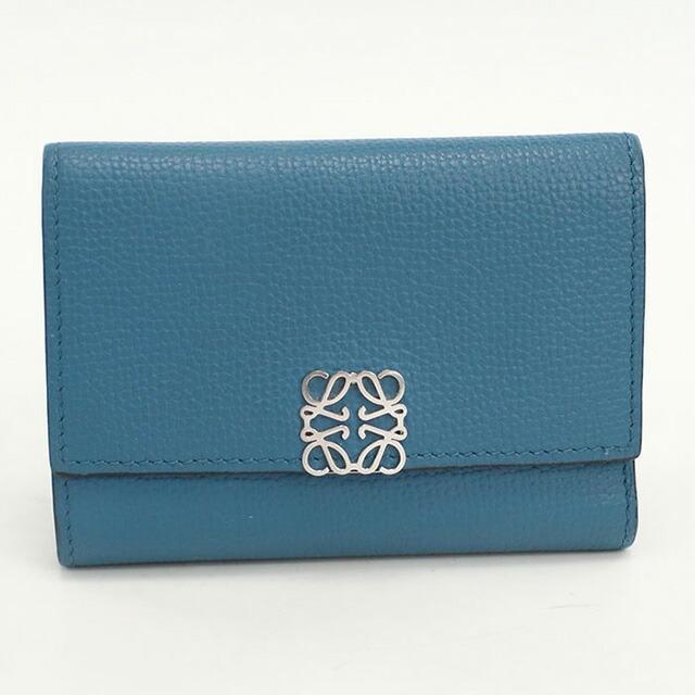 LOEWE 中古 ロエベ 三折財布 レディース ブランド アナグラム LOEWE 中古 ロエベ 三折財布 レディース ブランド アナグラム