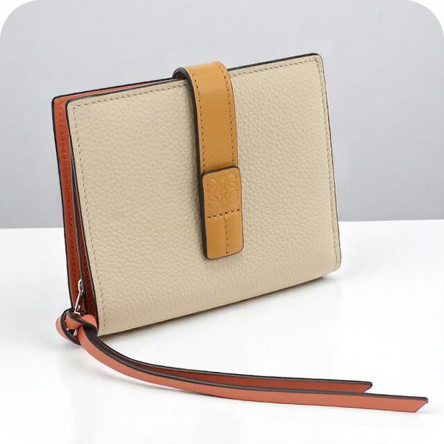 ロエベ レザー 二つ折り財布 ジッパー付き LOEWE（ロエベ） 二つ折り財布 COMPACT ZIP C660Z41X01 C660Z41X02