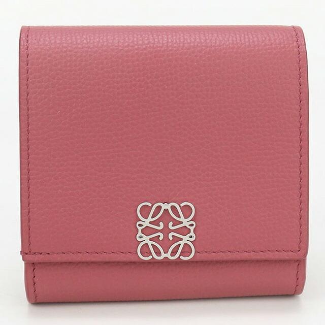 【美品】LOEWE レザー コンパクトウォレット アナグラム ボルドースペイン製 楽天市場】ロエベ 二つ折り 財布 レッド アナグラム Wホック