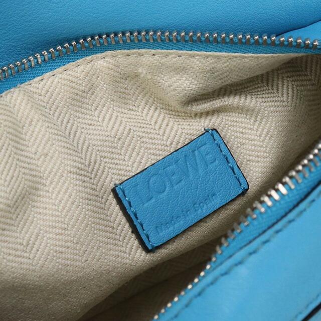 LOEWE ボディバッグ パズル バムバッグ レザー ブルー ロエベ(LOEWE)ロエベ パズル バムバッグ スモール ウエストバッグ