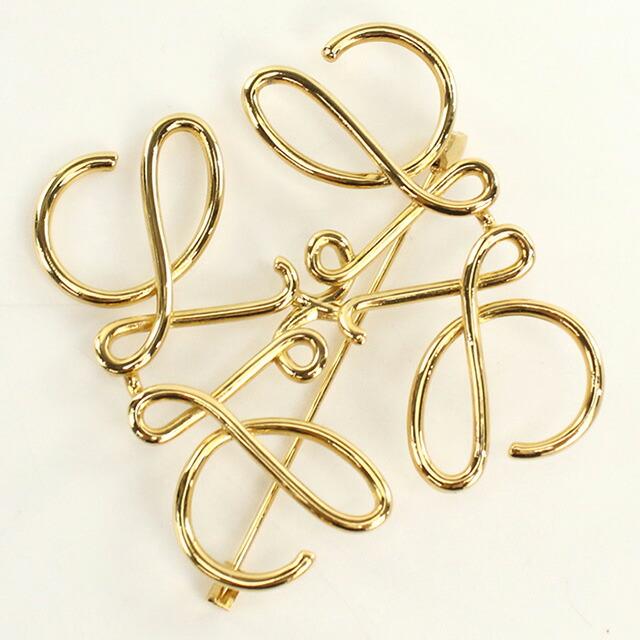 LOEWE 中古 ロエベ ブローチ レディース ブランド アナグラム