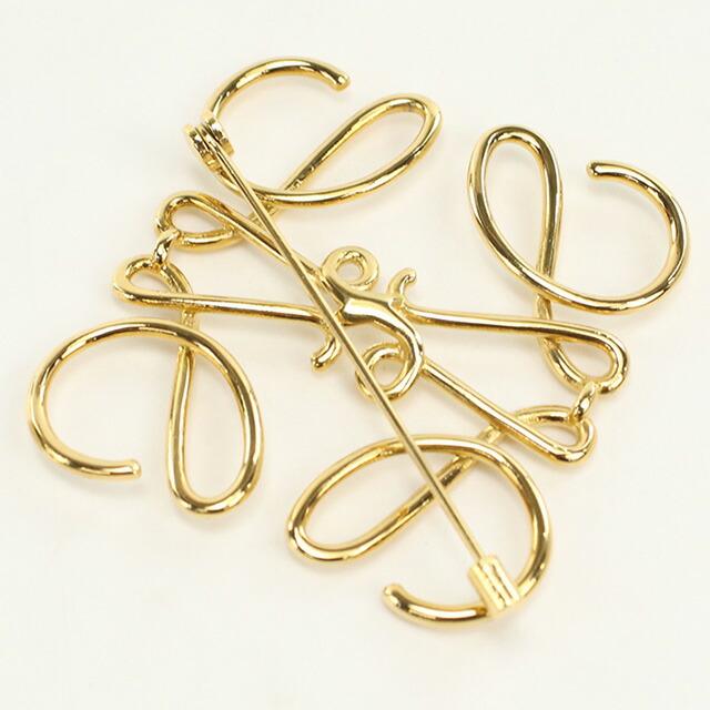 LOEWE 中古 ロエベ ブローチ レディース ブランド アナグラム