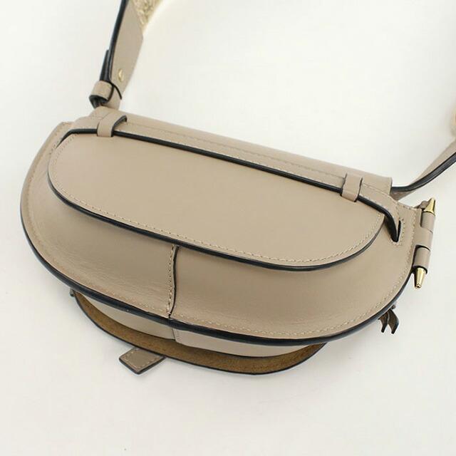 中古良品LOEWE ロエベ 斜め掛け ショルダーバッグ A650N46X13 ゲートデュアル バッグ ミニ レディース ベージュ LOEWE（ロエベ） 中古 斜め掛け ショルダーバッグ レディース ブランド