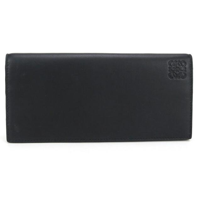K*o様 LOEWE ブラック レザー 長財布 LOEWE（ロエベ） レディース 長財布 グレインカーフ レザー 黒