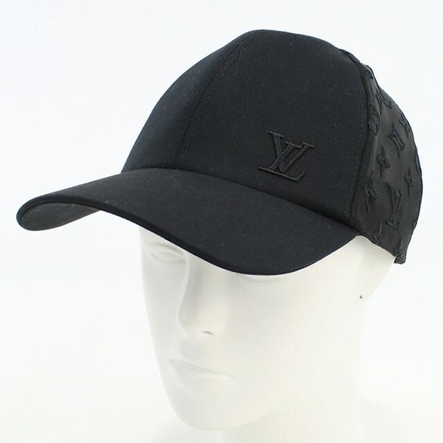 LOUIS VUITTON ブラック ベースボールキャップ 最終)LOUIS VUITTON 黒 ベースボールキャップ