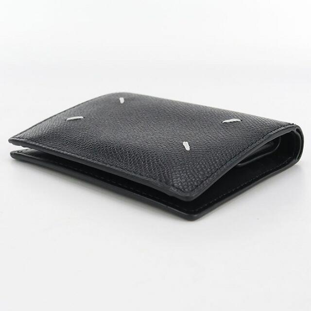 本物 メゾンマルジェラ Maison Margiela レザー 二つ折り 折財布 コンパクトウォレット パープル 財布 ウォレット 中古 Maison Margiela（メゾンマルジェラ） 二つ折り財布 コンパクト財布
