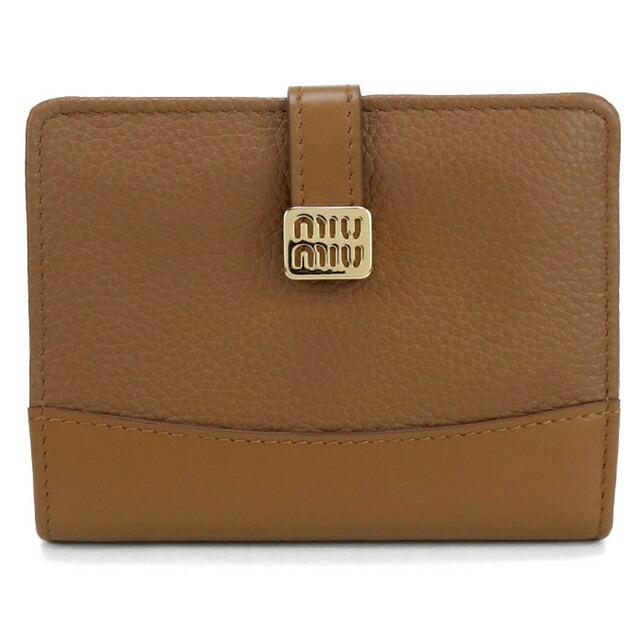 miu miu（ミュウミュウ） 中古 二折財布 レディース ブランド レザー