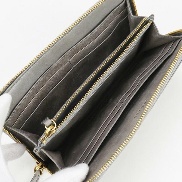miu miu（ミュウミュウ） 中古 長財布ラウンドファスナー レディース
