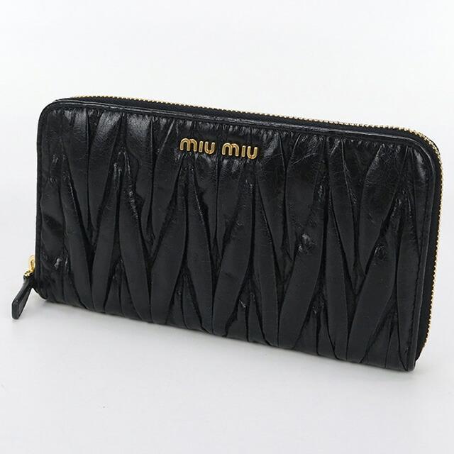 miu miu（ミュウミュウ） 中古 長財布ラウンドファスナー レディース