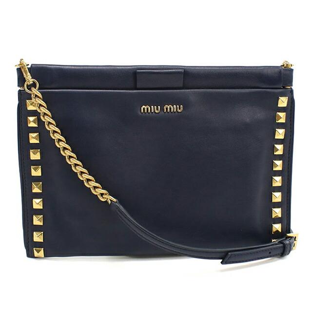 miu miu（ミュウミュウ） 中古 斜め掛け ショルダーバッグ レディース